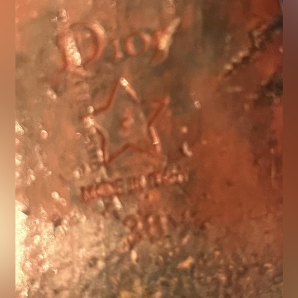 **AMPUTEE ONE SHOE ONLY Christian Dior Red LOGO Slides 38 / 8 AMPUTEE*RIGHT FOOT - Picture 9 of 9